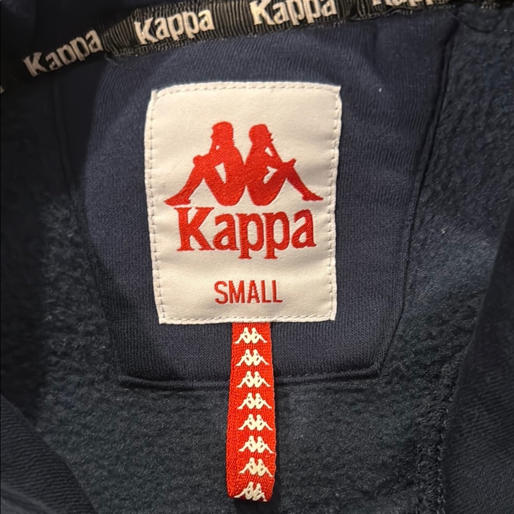 Kappa Blue and Red Sweater with Bold Logo and Stripes - Picture 4 of 4